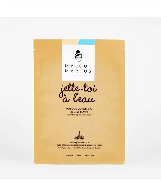 Masque visage « Jette-toi à l&rsquo;eau » – Malou & Marius