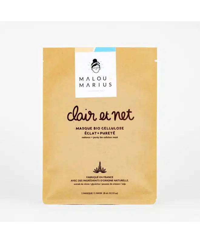 Masque visage « Clair et net » – Malou & Marius