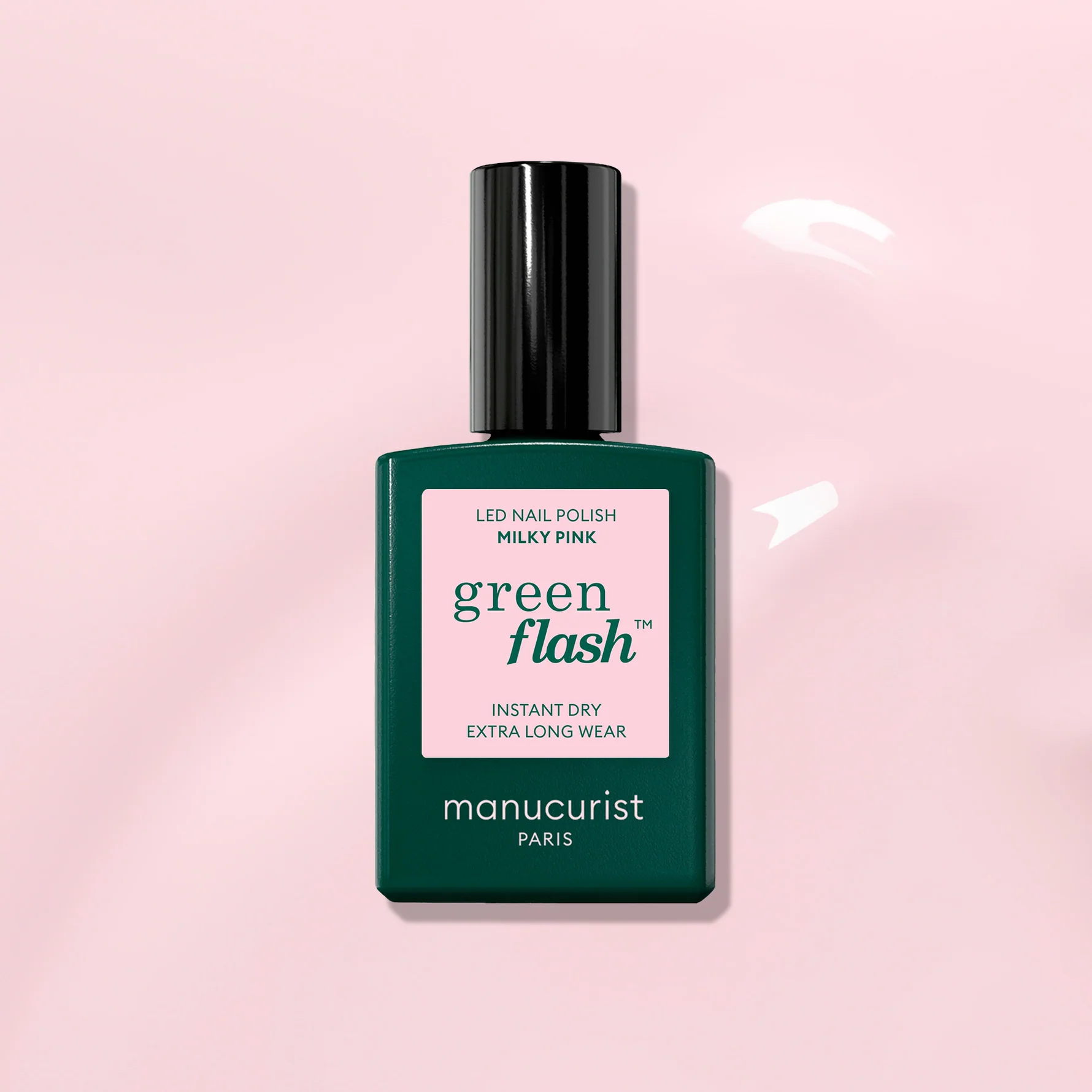 Vernis Green Flash "Milky Pink" - MANUCURIST