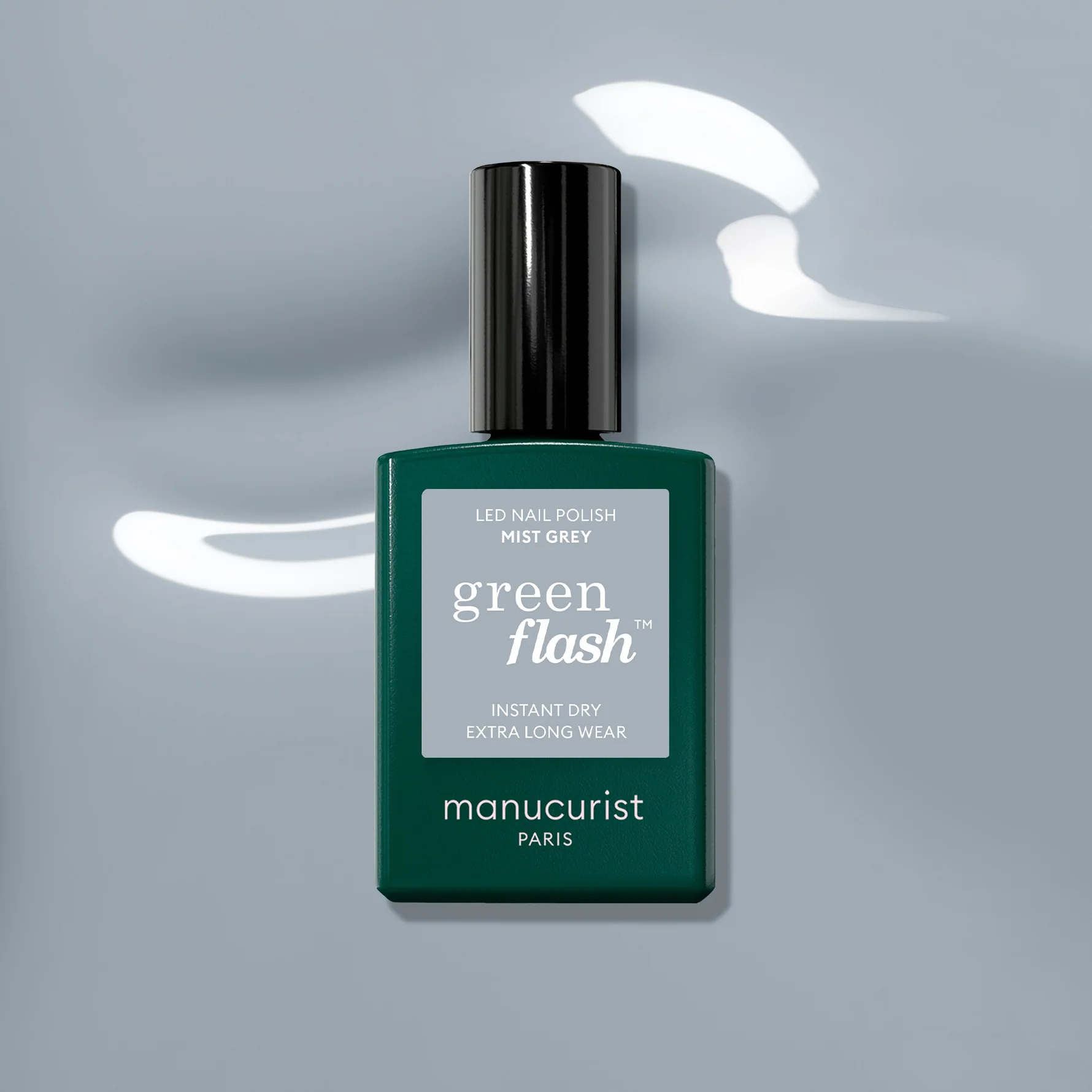 Vernis Green Flash "Mist Grey" - MANUCURIST