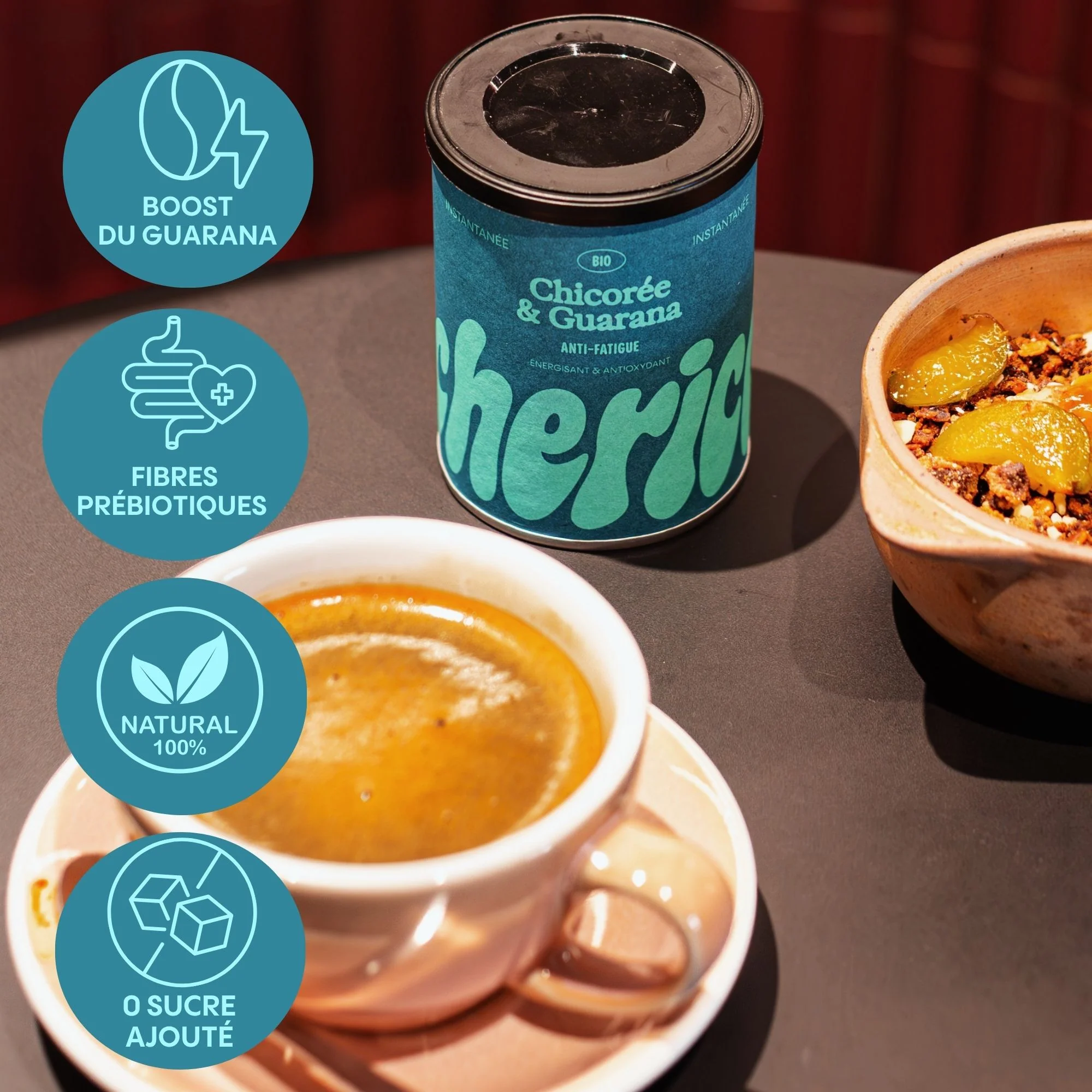 Chicorée & guarana 80g - CHERICO – Image 3