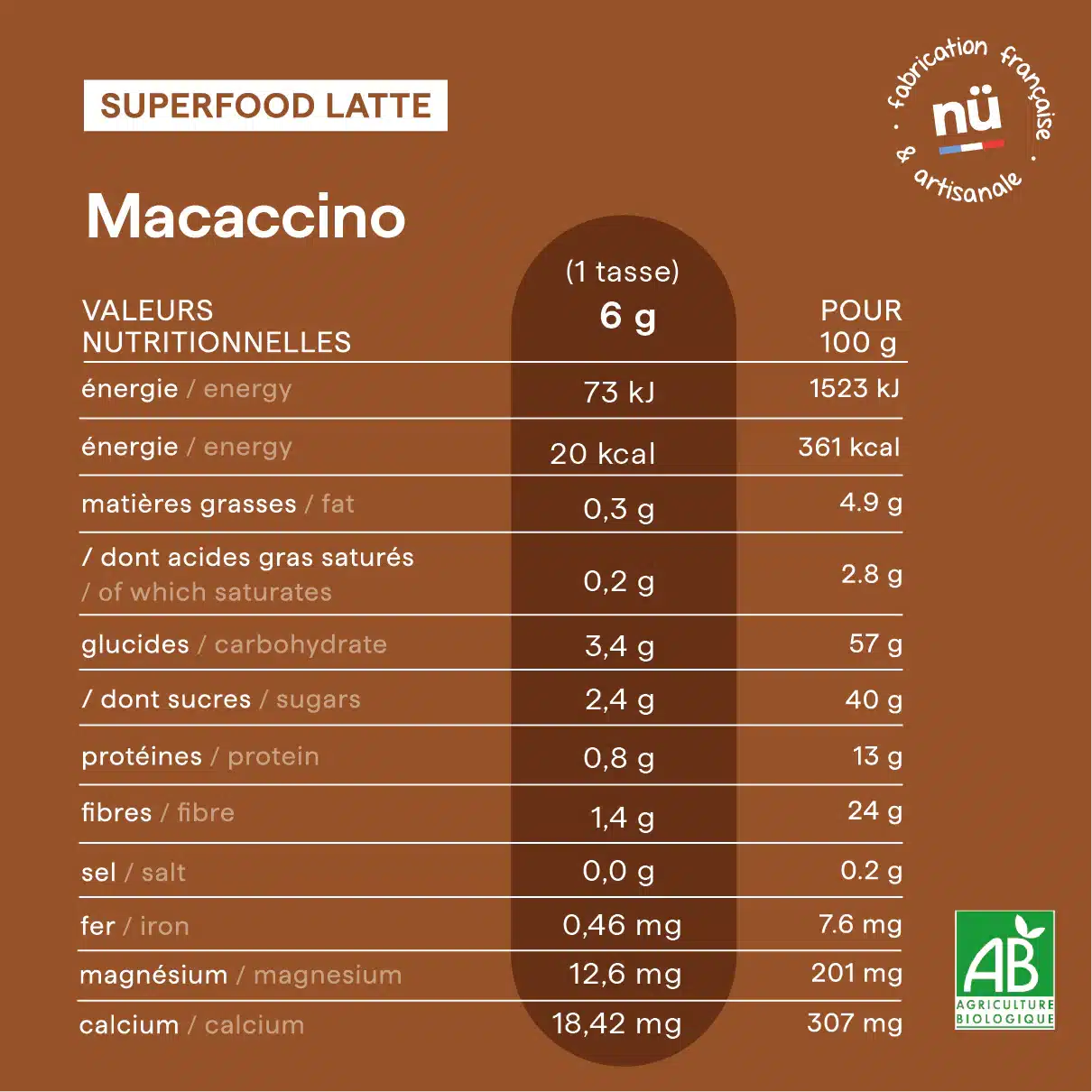 Macaccino 125g - Nümorning – Image 3