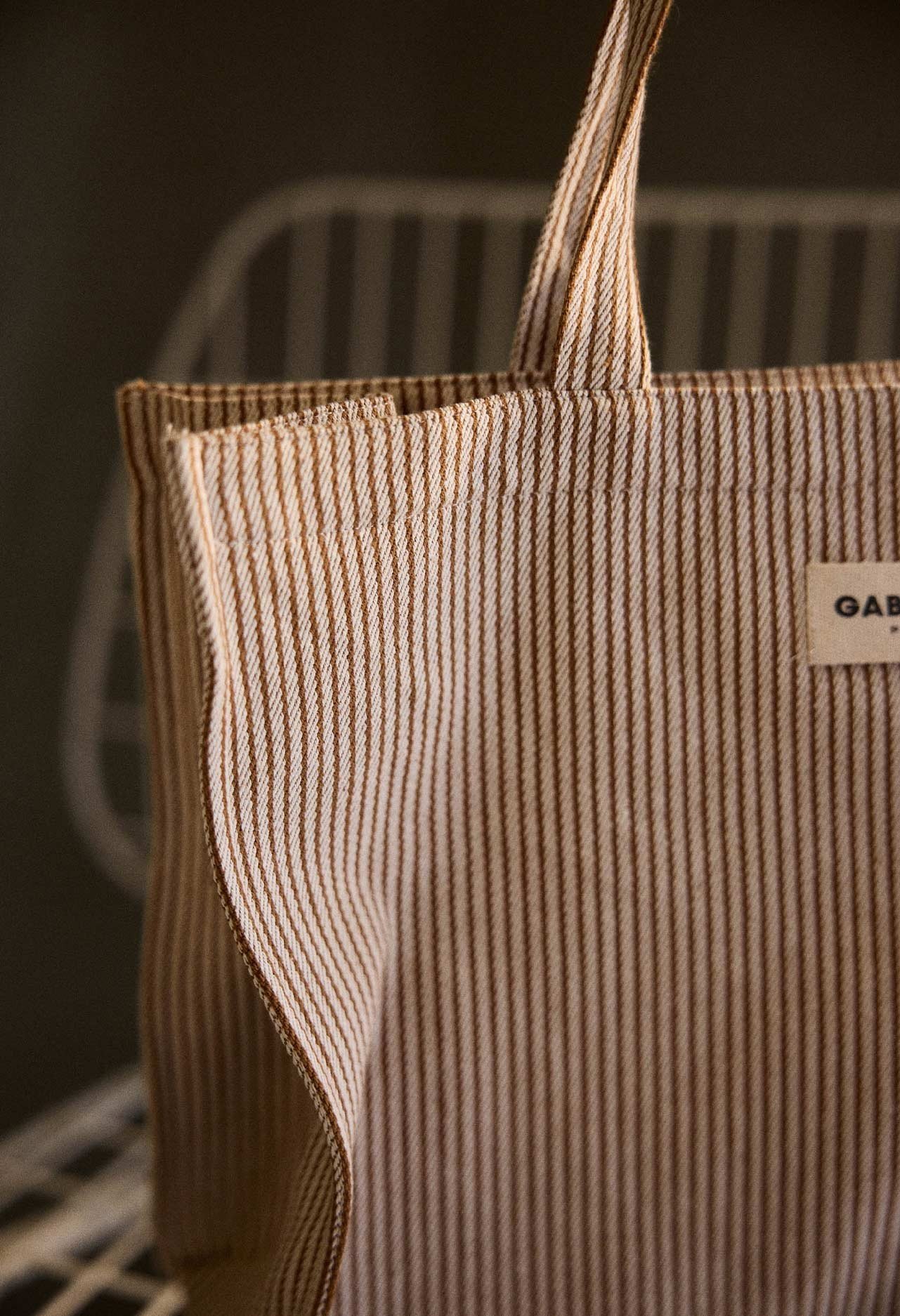 Sac 24 heures rayures argile - Gabrielle Paris – Image 2