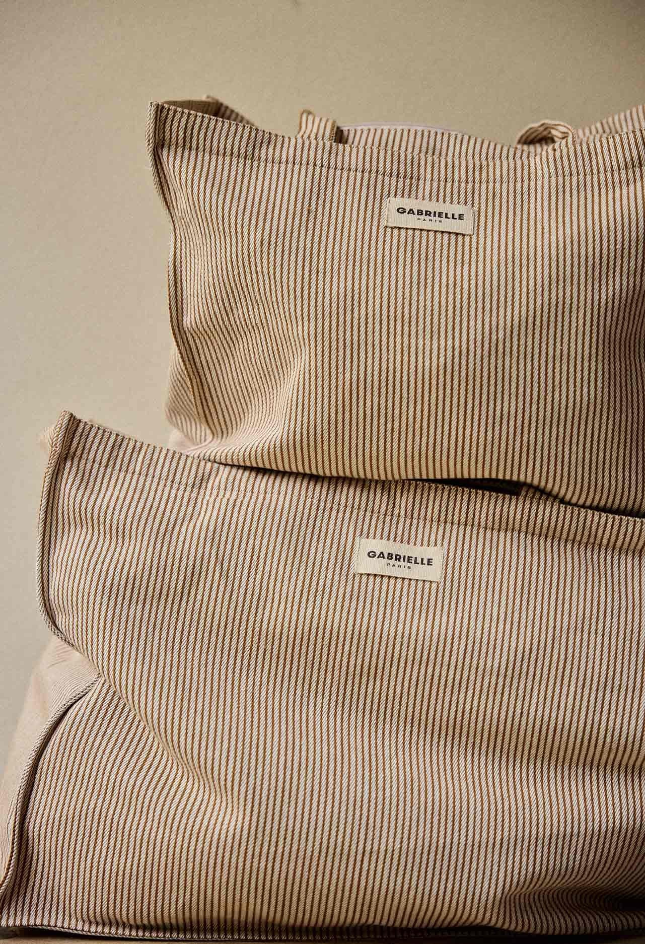 Sac week-end RAYURES ARGILES - Gabrielle Paris – Image 3