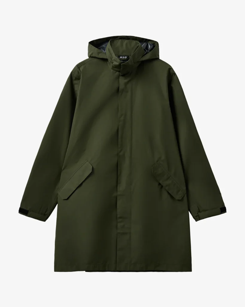 Parka mixte « Rømø Long » Army – H2O