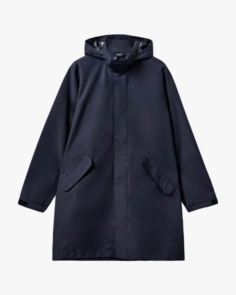 Parka mixte « Rømø Long » Navy – H2O