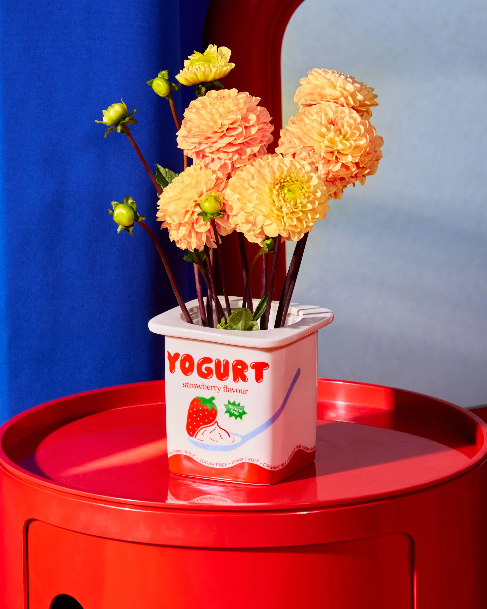 Vase "Yaourt à la fraise" - Fluid Market – Image 2