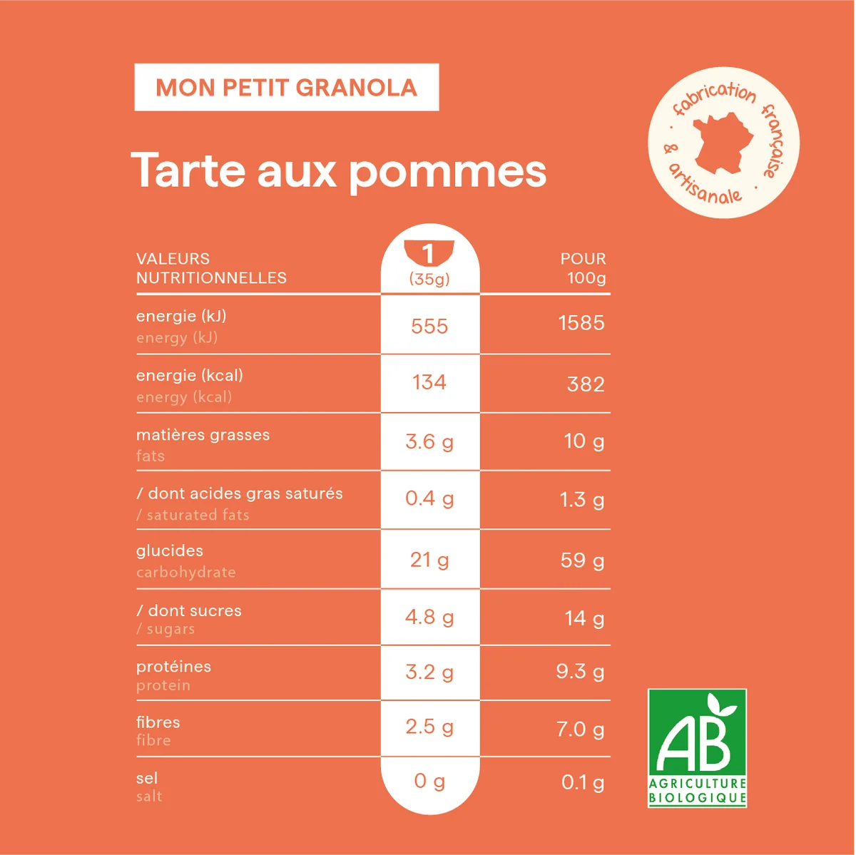Mon petit granola "Tarte aux pommes" - Nümorning – Image 4