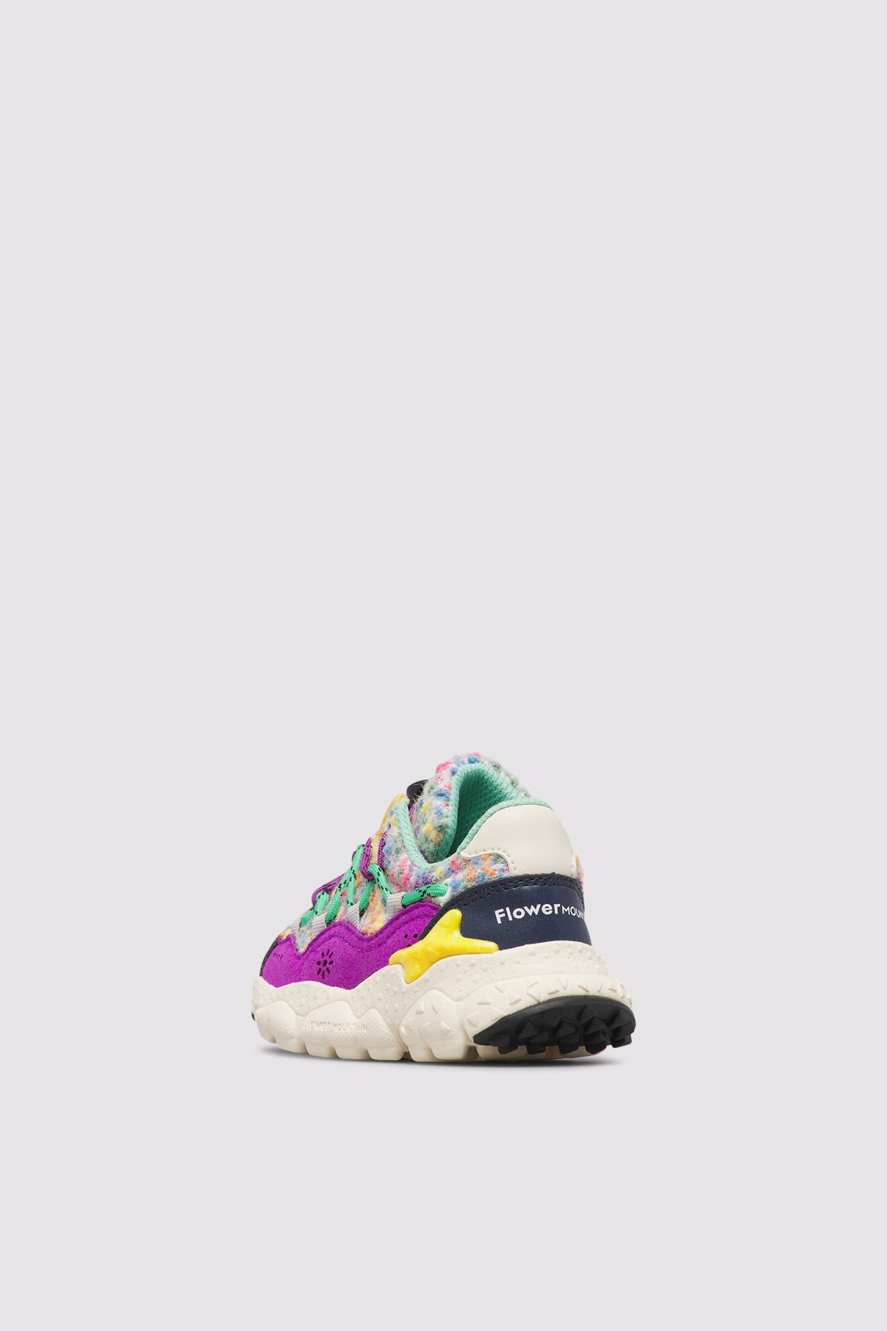 Baskets Kids RAIKIRI JR "Navy Purple" - FLOWER MOUNTAIN – vue 4