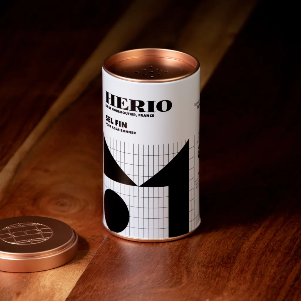 Salière « Sel fin 250g » de Noirmoutier – HERIO