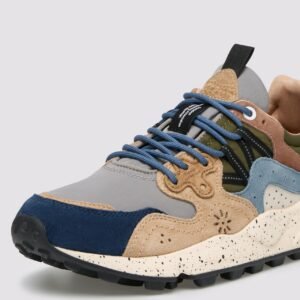 Baskets YAMANO 3 NAVY BROWN GREY - FLOWER MOUNTAIN